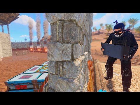 iRisk Takes Over Compound w/ EXPOSED Loot Boxes! (Rust Solo Vanilla)