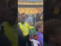 Kevin Gates and IShowSpeed getting an escort at LSU