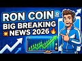 Ron Coin Breaking News 😍 | Ronin Coin New Big Update | Ron Coin Price Prediction - Ronin Crypto