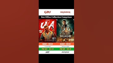 Good Bad Ugly vs Jaat | Box Office Collection | #goodbadugly #ajithkumar #jaat #sikandar #rashmika