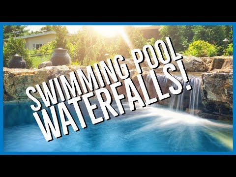 SWIMMING POOL WATERFALL! 25 Tons of Boulders on the Pool!