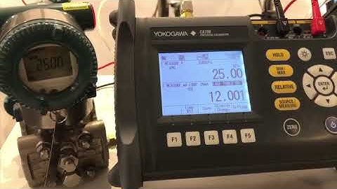 Yokogawa EJA110E performance test using CA700 and Fieldmate