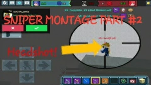 Sniper montage in Build and Shoot (Blockman Go) | part #2