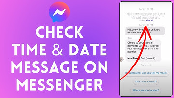 How to Check Time & Date Message on Messenger (2024) | Messenger Tutorial