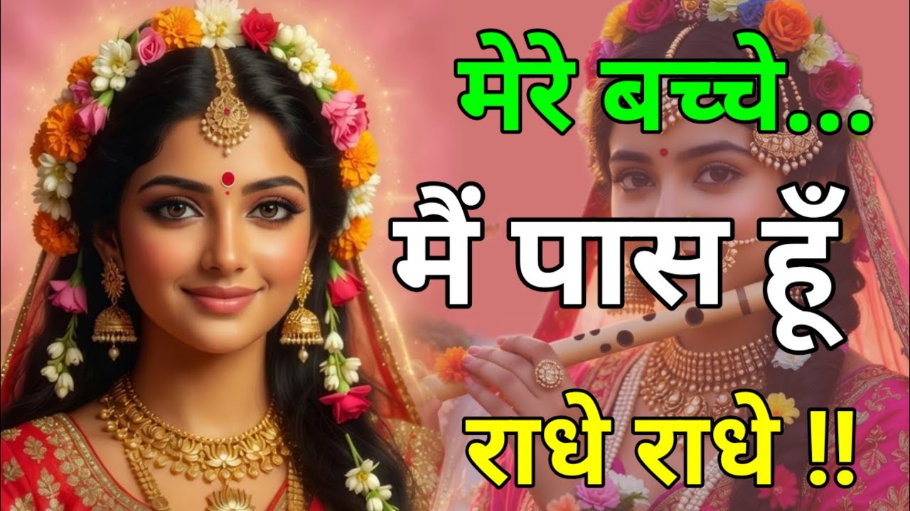 माँ राधा की गोद में… तुम अकेले नहीं हो | 💌Radha Rani Message 💖