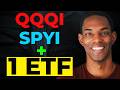Combine this 1 ETF with QQQI &amp; SPYI for HIGH INCOME (3 BEST Monthly Dividend ETFs)
