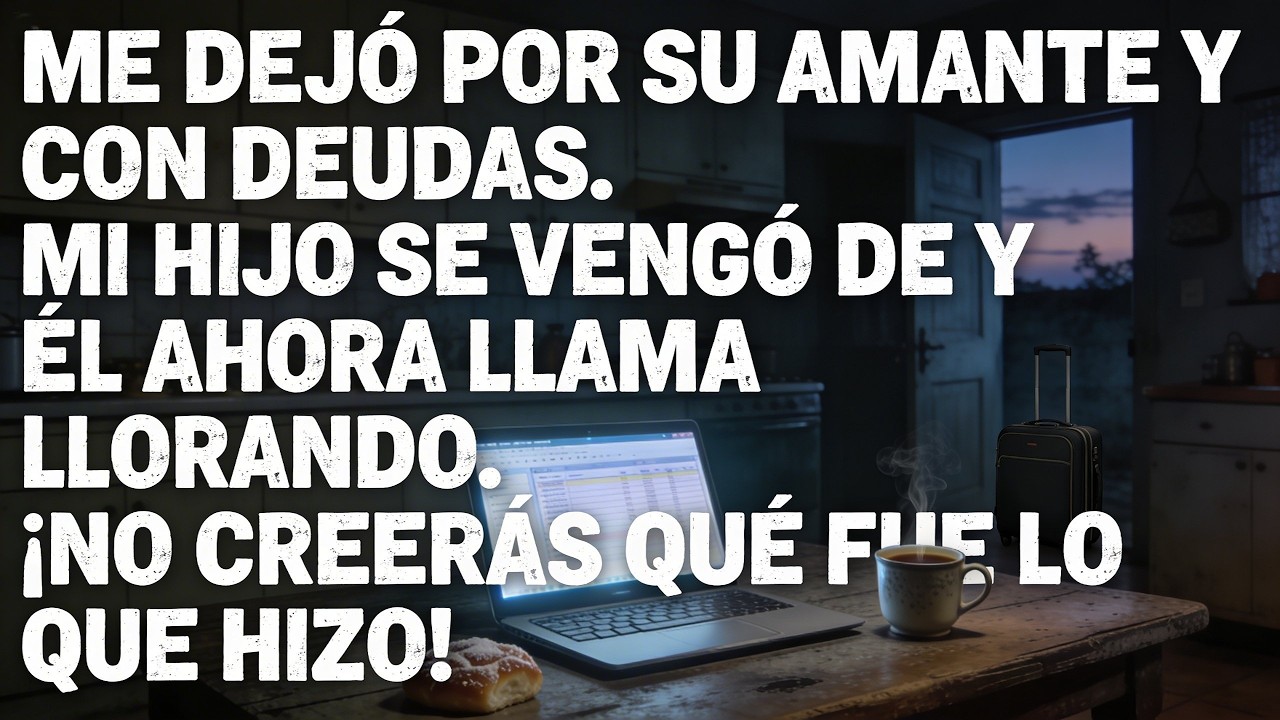 Me dejó por otra y con deudas. Mi hijo se vengó... ¡Y ahora él me llama entre lágrimas!