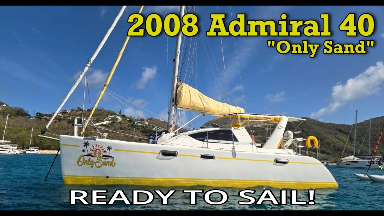 ⁣Inside the Perfect Liveaboard Cruising Catamaran - Admiral 40 Owner’s Version