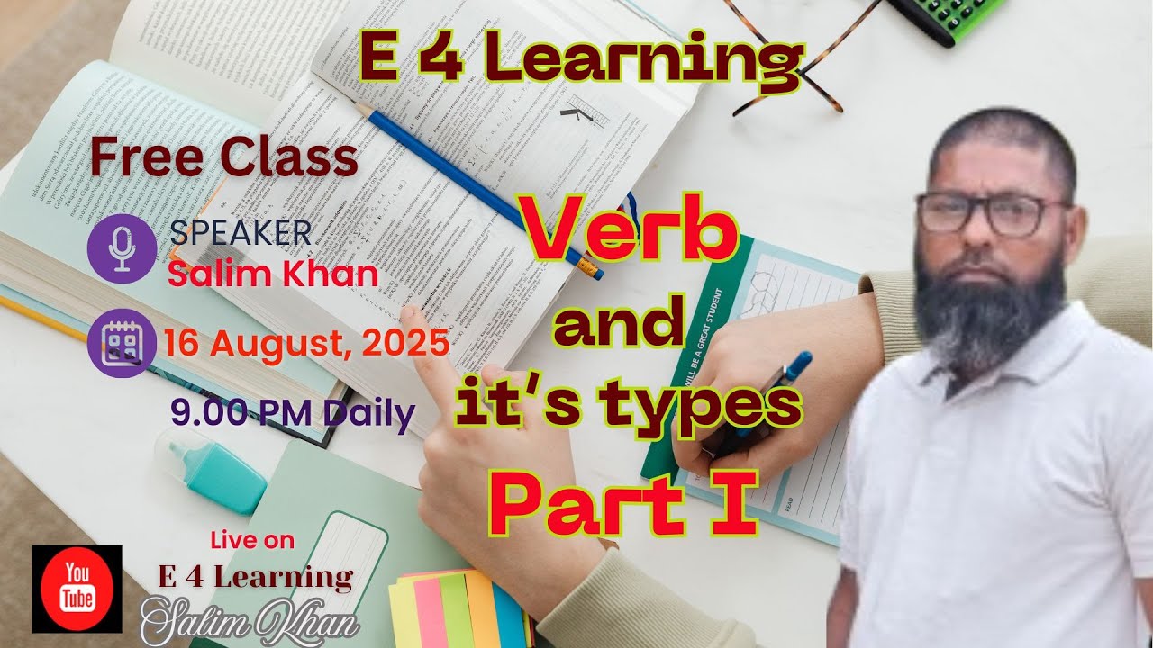 Verb and Its types in a simple way