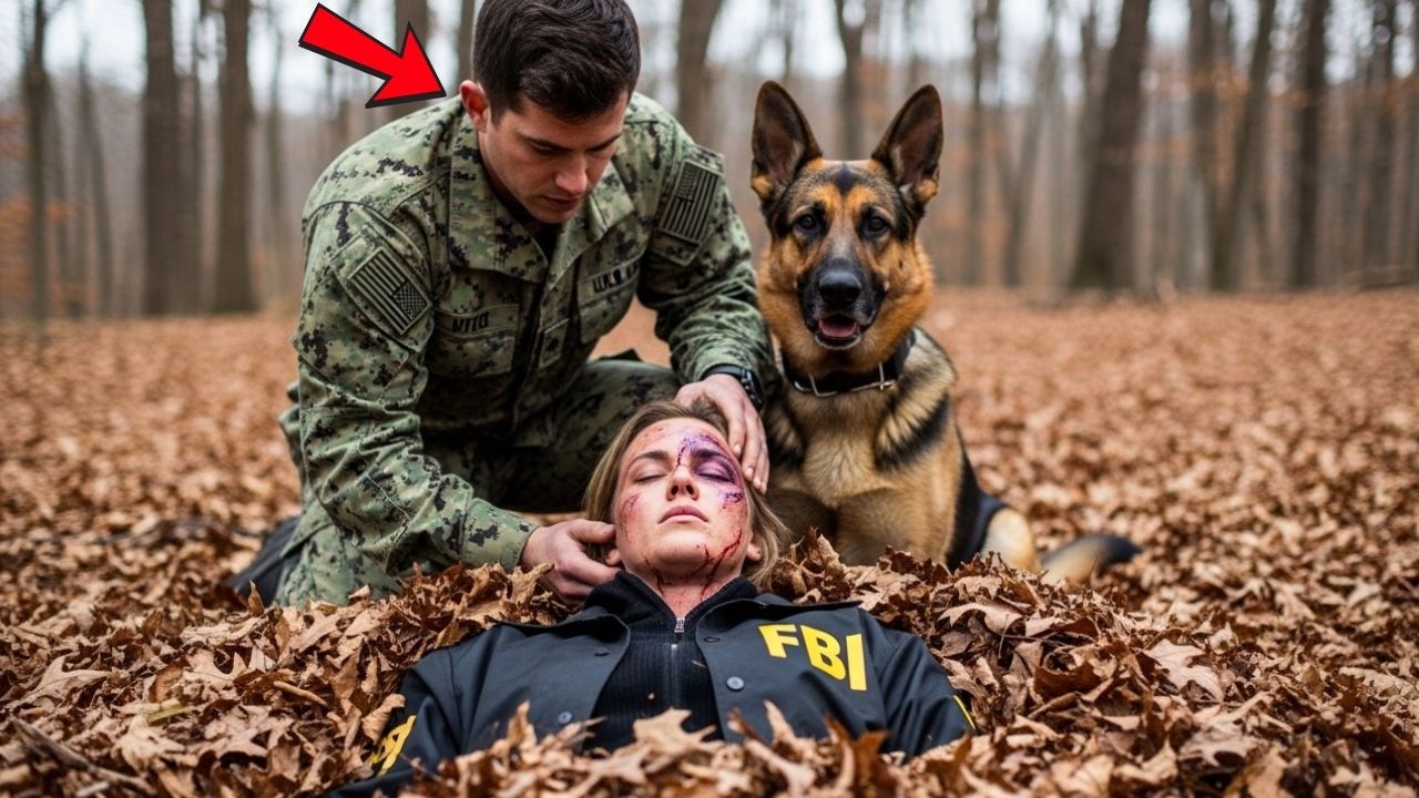 A Female FBI Agent Hid Under Leaves — Navy SEAL & K9 Arrived Too Late?