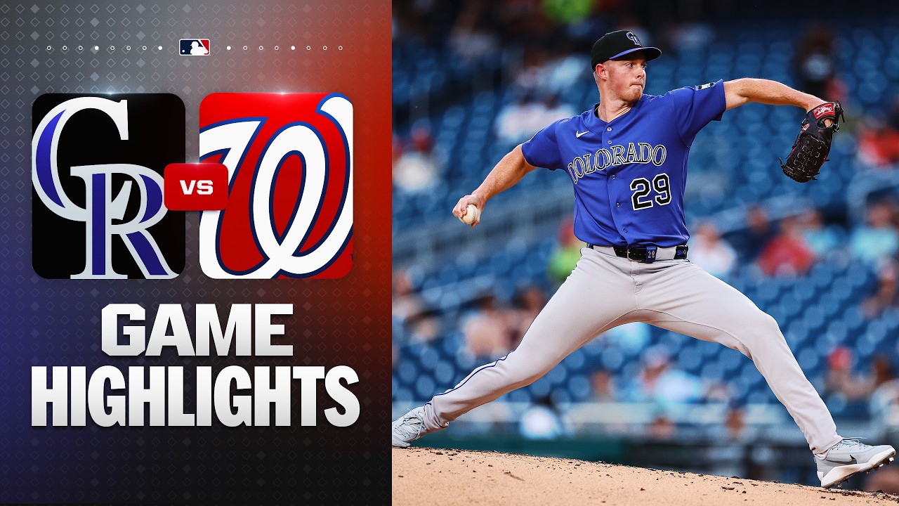 Rockies vs. Nationals Game Highlights (8/26/26) | MLB Highlights