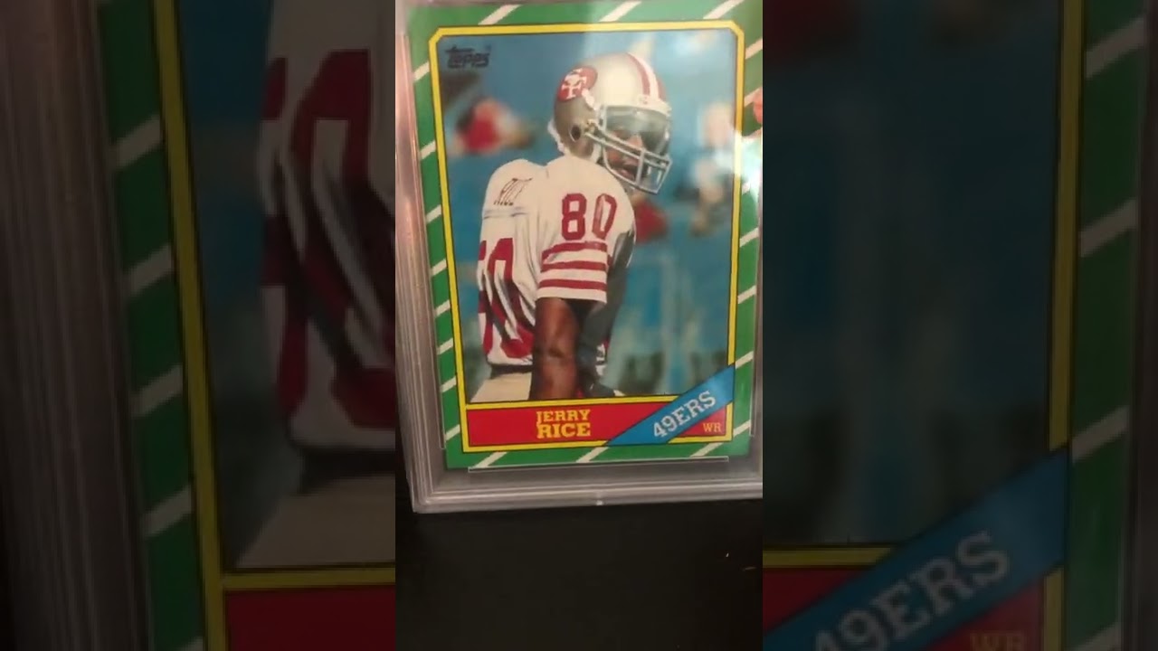PSA Reveal 2 1986 Topps Jerry Rice Rookies