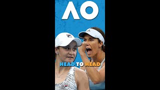 Australian Open 2022 - Women’s Singles Final: Ashleigh Barty vs Danielle Collins (H2H) #Shorts