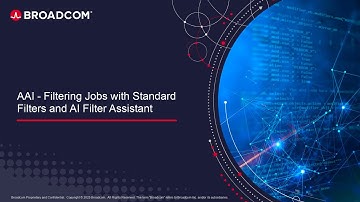 AAI - Filtering Jobs with Standard Filters and AI Filter Assistant