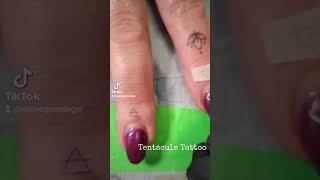 witchy hand tattoos ! eye see you 🫣