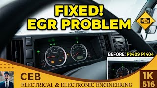 Isuzu Truck VINPHAT 2017 4HK1 Check engine light ON and have P0409, P1404 EGR problem