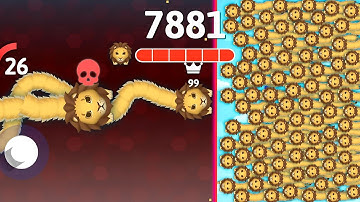 King Hacker Snake Vs Boss king Snake Best god mod menu Snakeio Gameplay.