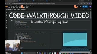 Code Walkthrough Video - Anoushka Popuri + Angelica Mazumder