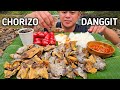 CHORIZO AT DANGGIT | PINOY ALMUSAL | OUTDOOR COOKING | MUKBANG PHILIPPINES