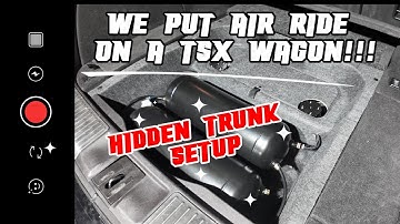 Static No More! Acura TSX Wagon Gets a Full Air Suspension