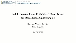 ECCV2022 InvPT: Inverted Pyramid Multi-task Transformer for Dense Scene Understanding