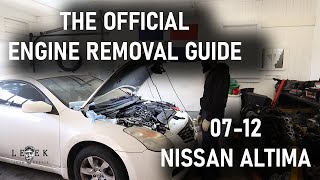 The Official Nissan Altima Engine Removal Guide PART 1