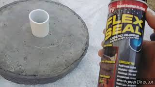 How to make  concrete plates