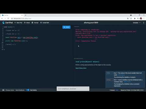 Como Usar CONST e FINAL em CLASSES em Dart - Curso de Flutter e Dart - Aula 20