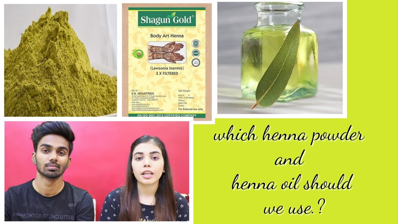 konsa henna powder and henna oil acha rahega? Vaishnav Vinod YouTube