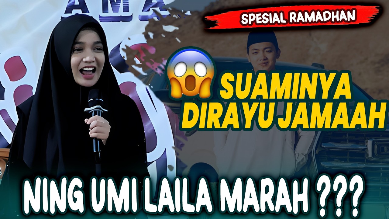 DIBILANG JELEK NING UMI MARAH | NING UMI LAILA TERBARU 2026 TERAWEH KE 9 BARENG SUAMI