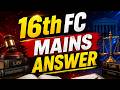 16th Finance Commission Explained | GS3 Mains Answer Writing | Centre-State Relations