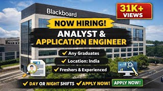 BlackRock Hiring Analyst, Application Engineer 2025 | Tech Job in Gurgaon | Apply Now! #freshersjobs