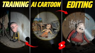 “How To Create AI Abandoned Cartoon Horror Videos 🔦 | Flashlight AI Editing 2026”  screenshot 5