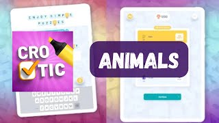 Crostic Animals Answers - Crostic Crossword－Word Puzzles Game