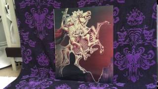 rare changing portrait of the Horseman from the Haunted Mansion