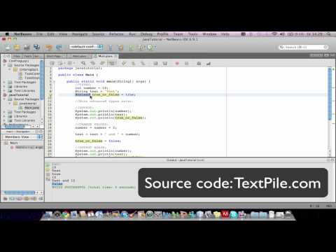 Java Tutorial Hello World