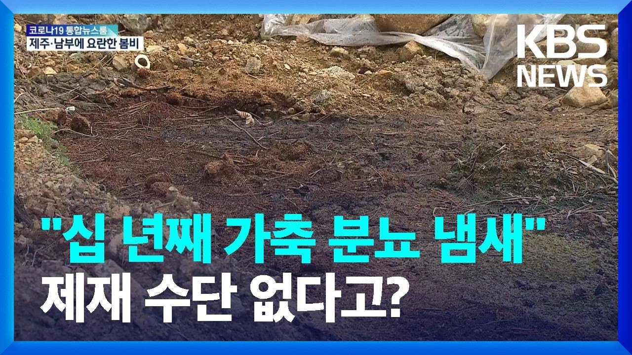 가축 분뇨 무단 배출에 악취 호소…제재 수단 없어 / KBS  2022.04.25.