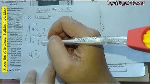 GROUP 17 : Reactivity of halogen as oxidizing agent PART 2