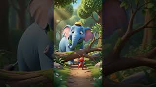 #Shorts #YouTubeShorts #AnimalStory #MoralStory #AntAndElephant #ElephantStory #AntStory  #viral