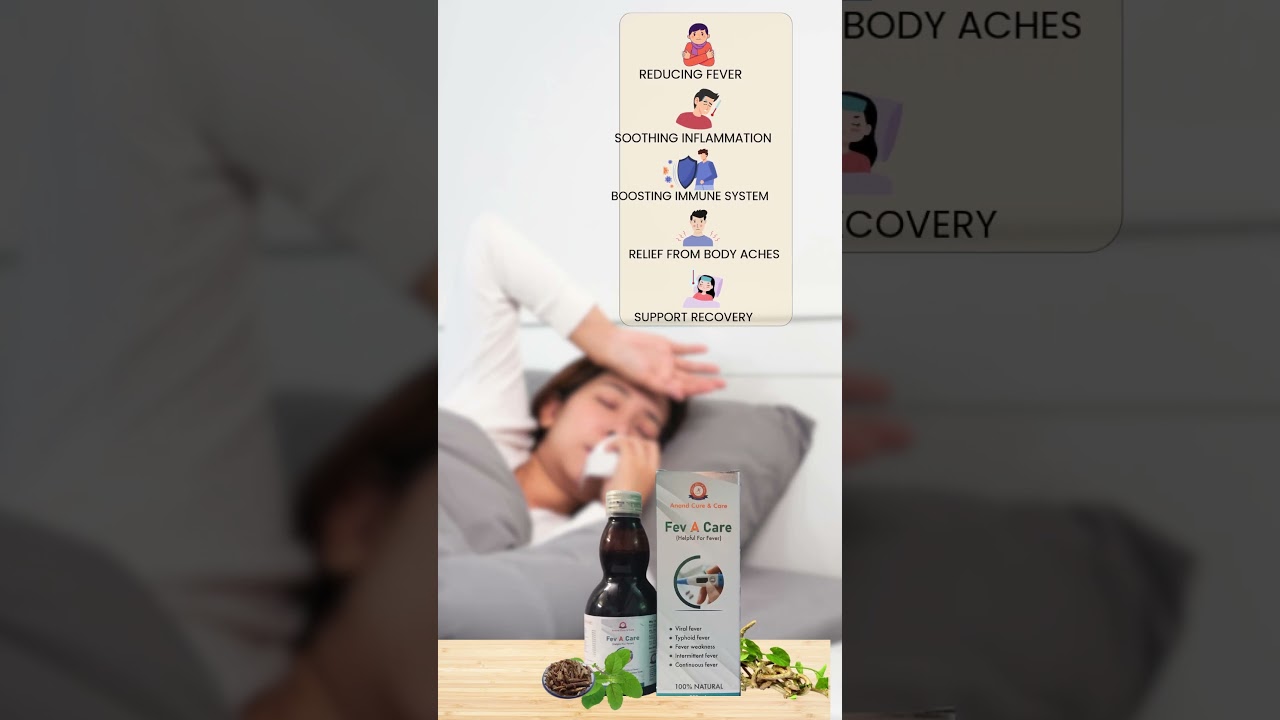 When fever strikes, reach for Feva Care! This powerful herbal syrup helps