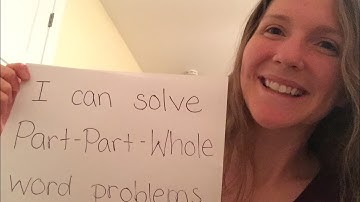 I can solve part-part-whole word problems.