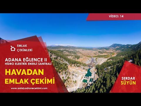 Adana Eğlence II Hidroelektrik Santrali Drone Çekimi #Adana #Karaisalı #DroneÇekimi #HES