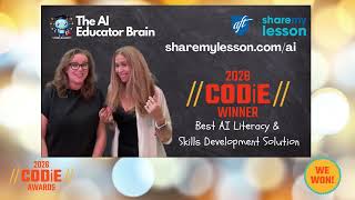 2026 CODiE Awards Winner: Share My Lesson's AI Educator BrAIn