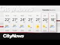Back to seasonal, sunny conditions this week