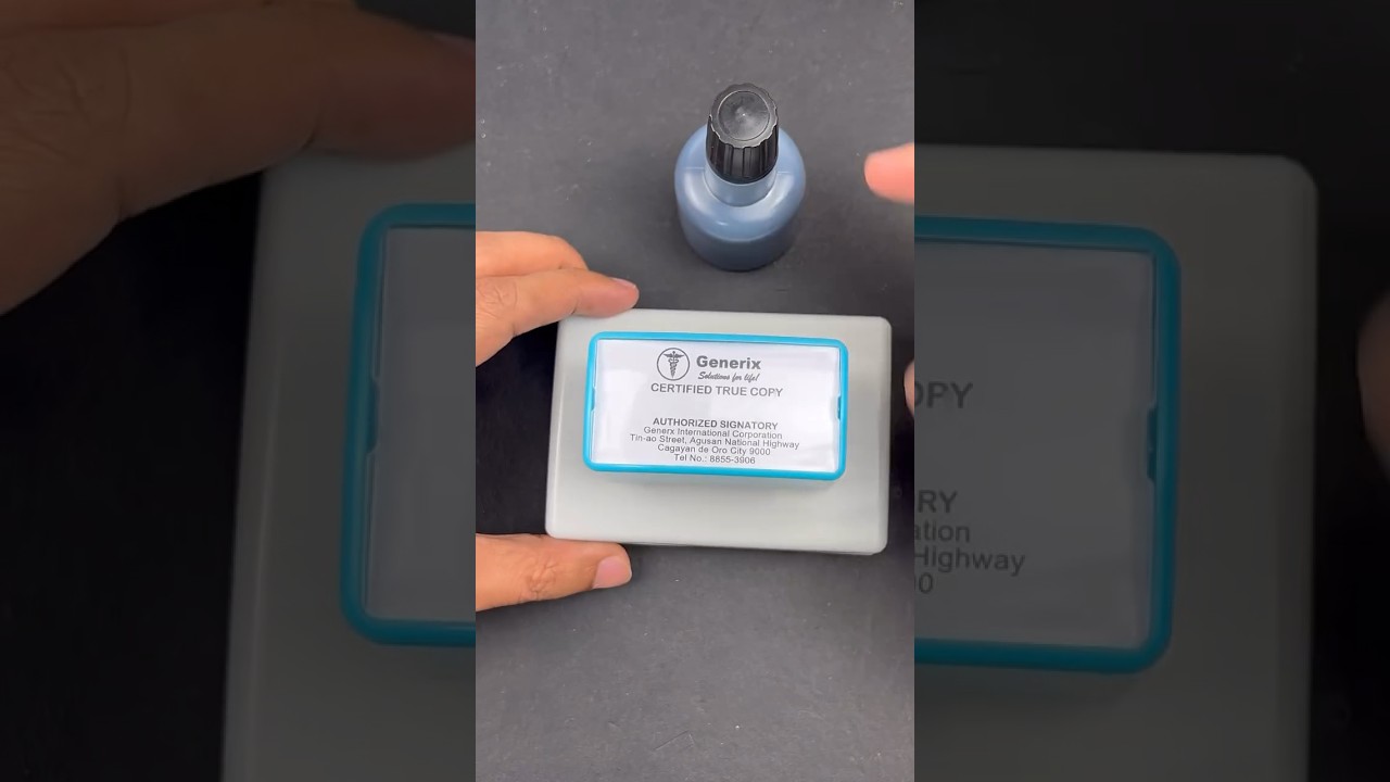 Learn how to easily refill your pre-inked stamp with this step-by-step guide. 