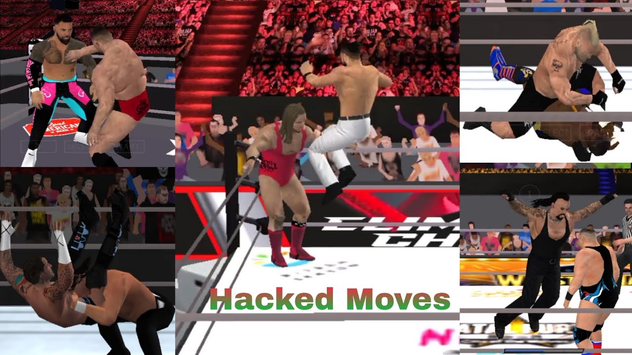 Hacked Moves preview For WWE2K AIOM PSP PPSSPP WWE2K25 ANDROID SVR11 PSP