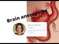 Brain Aneurysm Awareness Month With Olivia Hoblit Brain Aneurysm Awareness Month With Olivia Hoblit