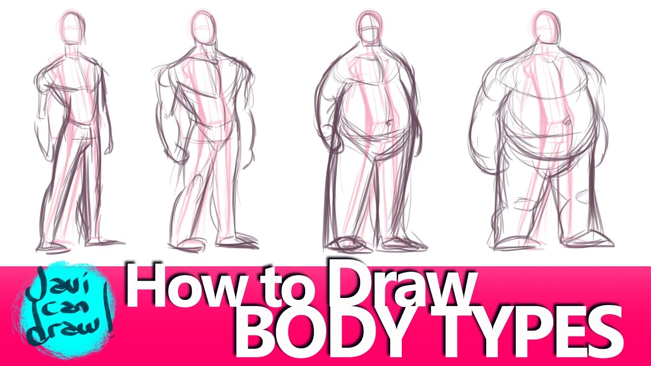 Featured image of post How To Draw Male Body Shapes Star drawing the head by drawing a shape close to a circle for the front view and a slight oval for the side view