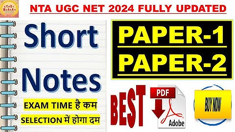 Ugc net short notes for paper 1 and paper 2 | ugc net short notes for december 2025 exam #ugcnet