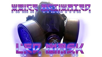 Voice Activated LED Biohazard Mask - Arduino Nano KY-038